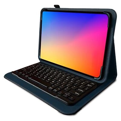 Navitech Azul Rotación Bluetooth Teclado Caso Compatible con COLORROOM 11 pulgadas Tablets Navitech Azul Rotación Bluetooth Teclado Caso Compatible con COLORROOM 11 pulgadas Tablets