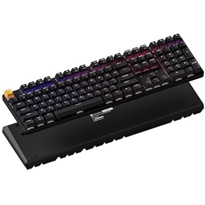 Keychron KJ5 Teclado mecánico inalámbrico personalizado, Bluetooth QMK de 2.4 GHz, diseño de tamaño completo RGB, interruptor rojo intercambiable en caliente compatible con Mac Windows Linux, batería Keychron KJ5 Teclado mecánico inalámbrico personalizado, Bluetooth QMK de 2.4 GHz, diseño de tamaño completo RGB, interruptor rojo intercambiable en caliente compatible con Mac Windows Linux, batería