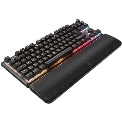 Corsair K70 CORE TKL tastiera Gaming USB + RF Wireless + Bluetooth QWERTY Inglese UK Nero ( K70 CORE TKL RGB W/L KB MGX RED) Versione UK Corsair K70 CORE TKL tastiera Gaming USB + RF Wireless + Bluetooth QWERTY Inglese UK Nero ( K70 CORE TKL RGB W/L KB MGX RED) Versione UK
