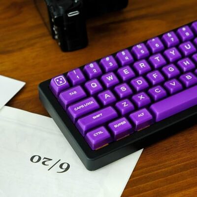 Ducky Translúcido Jade Keycaps, 142 Teclas/ABS/SA Perfil/Doble Tapa para Teclado Mecánico MX Switch Custom (Color : Purple) Ducky Translúcido Jade Keycaps, 142 Teclas/ABS/SA Perfil/Doble Tapa para Teclado Mecánico MX Switch Custom (Color : Purple)