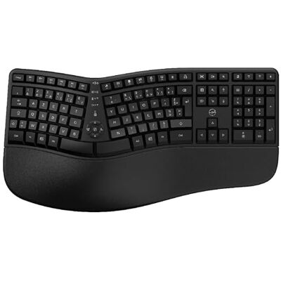 Mobility Lab MOBILKTY Lab Ergo K30W Teclado inalámbrico ergonómico AZERTY, reposamuñecas, diseño ergonómico de Teclas, inclinación Ajustable Windows Mobility Lab MOBILKTY Lab Ergo K30W Teclado inalámbrico ergonómico AZERTY, reposamuñecas, diseño ergonómico de Teclas, inclinación Ajustable Windows