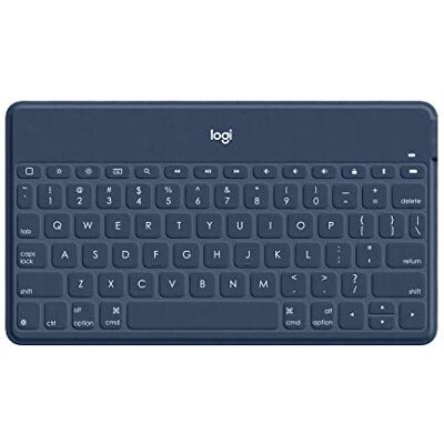 Logitech Keys,To,Go Teclado Inalámbrico Bluetooth para iPhone, iPad, Apple TV, Disposición QWERTY Pan Nordic , Azul Logitech Keys,To,Go Teclado Inalámbrico Bluetooth para iPhone, iPad, Apple TV, Disposición QWERTY Pan Nordic , Azul