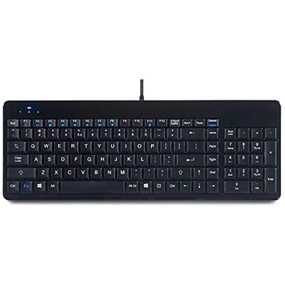 Perixx PERIBOARD-220 Wired Keyboard with USB Hub Compact 398x145x32mm Size 2 USB Hubs US English Layout Perixx PERIBOARD-220 Wired Keyboard with USB Hub Compact 398x145x32mm Size 2 USB Hubs US English Layout