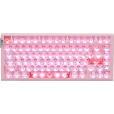 ATK RS7 Air Esports Teclado efecto Hall 75% 81 teclas, latencia de 0,08 ms, teclas de PC esmeriladas (rosa/hoja de hielo) ATK RS7 Air Esports Teclado efecto Hall 75% 81 teclas, latencia de 0,08 ms, teclas de PC esmeriladas (rosa/hoja de hielo)
