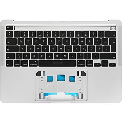Bucom A2251 Topcase Teclado Compatible con Apple MacBook Pro Retina 13" EMC 3348 2020 Alemán Plata Bucom A2251 Topcase Teclado Compatible con Apple MacBook Pro Retina 13" EMC 3348 2020 Alemán Plata