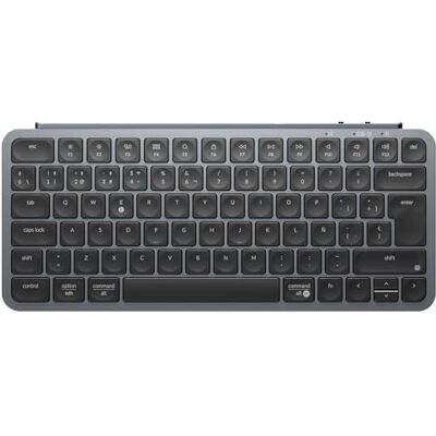Keychron B1 Pro Teclado Inalámbrico Ultrafino, Distrubución ISO Español, Programable Mediante ZMK/Launcher, Conectividad 2.4 GHz/Bluetooth/Cable, Teclas Silenciosas para Mac y Windows – Gris Espacial Keychron B1 Pro Teclado Inalámbrico Ultrafino, Distrubución ISO Español, Programable Mediante ZMK/Launcher, Conectividad 2.4 GHz/Bluetooth/Cable, Teclas Silenciosas para Mac y Windows – Gris Espacial