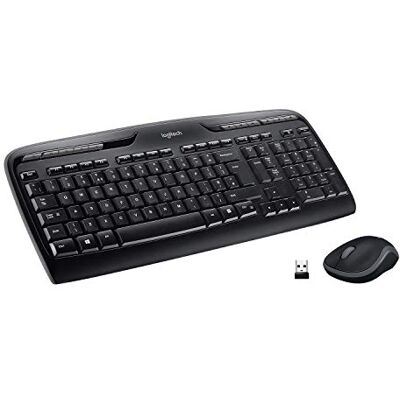Logitech MK330 Teclado y ratón inalámbricos Combo Pan QWERTY Logitech MK330 Teclado y ratón inalámbricos Combo Pan QWERTY