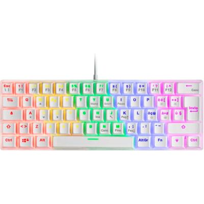 Mars Gaming MK60, Idioma Italiano, Teclado Gaming Mecánico 60% Ultraligero con Switch Rojo, Iluminación Rainbow RGB, Teclas Doble Inyección, Anti-Ghosting y Modo Juego, Multiplataforma, Blanco Mars Gaming MK60, Idioma Italiano, Teclado Gaming Mecánico 60% Ultraligero con Switch Rojo, Iluminación Rainbow RGB, Teclas Doble Inyección, Anti-Ghosting y Modo Juego, Multiplataforma, Blanco