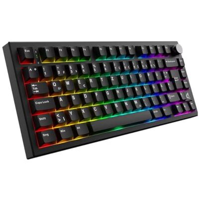Sharkoon SKILLER SGK55W 4044951045631 Teclado para videojuegos, mecánico con interruptores lineales, diseño compacto DE, rendimiento de alta calidad para jugadores Sharkoon SKILLER SGK55W 4044951045631 Teclado para videojuegos, mecánico con interruptores lineales, diseño compacto DE, rendimiento de alta calidad para jugadores