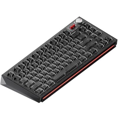nuphy WH80 Rapid Trigger Teclado Magnético Inalámbrico 83 Teclas Hot-Swap Teclado para Juegos Hall Effect Keyboard with Knob Bluetooth/2.4GHz/USB-C, Compatible con Mac, Windows nuphy WH80 Rapid Trigger Teclado Magnético Inalámbrico 83 Teclas Hot-Swap Teclado para Juegos Hall Effect Keyboard with Knob Bluetooth/2.4GHz/USB-C, Compatible con Mac, Windows