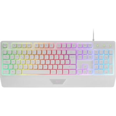 Mars Gaming MK124, Idioma Portugués, Teclado Ergonómico H-Mech Completo, Reposamuñecas Integrado, Iluminación FRGB Rainbow, Gaming Antighosting, Multiplataforma, Blanco Mars Gaming MK124, Idioma Portugués, Teclado Ergonómico H-Mech Completo, Reposamuñecas Integrado, Iluminación FRGB Rainbow, Gaming Antighosting, Multiplataforma, Blanco