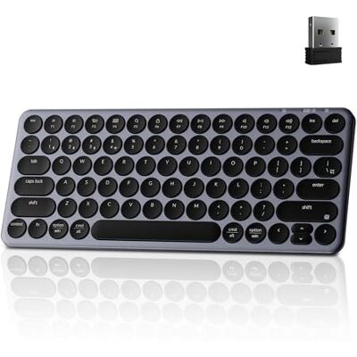 Keychron Teclado mecánico inalámbrico B3 Pro 75% ultrafino, 2.4 GHz, Bluetooth 5.2 y conexión por cable, diseño ligero de perfil bajo, conexión multidispositivo para Windows/Mac/Tablet/teléfono, color Keychron Teclado mecánico inalámbrico B3 Pro 75% ultrafino, 2.4 GHz, Bluetooth 5.2 y conexión por cable, diseño ligero de perfil bajo, conexión multidispositivo para Windows/Mac/Tablet/teléfono, color