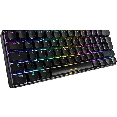 Sharkoon SGK50 S4 Mechanisch Gaming Tastatur ohne Nummernblock Kailh Brown Switches Deutsches Layout Sharkoon SGK50 S4 Mechanisch Gaming Tastatur ohne Nummernblock Kailh Brown Switches Deutsches Layout