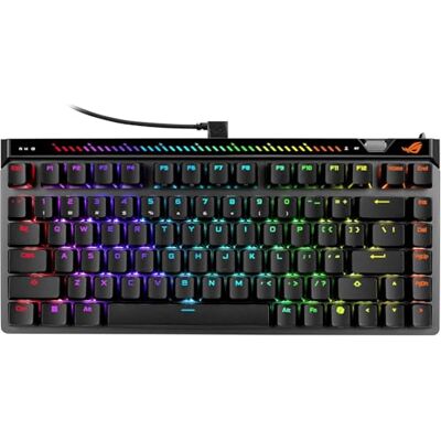 Asus ROG Falchion Ace 75 HE Teclado para Juegos, diseño del 75%, Interruptor magnético, Disparo rápido, hasta 8000 Hz, Cable USB, PBT, configuración de navegador, diseño silencioso, Funda de Transporte Asus ROG Falchion Ace 75 HE Teclado para Juegos, diseño del 75%, Interruptor magnético, Disparo rápido, hasta 8000 Hz, Cable USB, PBT, configuración de navegador, diseño silencioso, Funda de Transporte