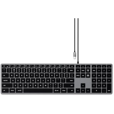 SATECHI W3 Teclado USB QWERTY Noruego Negro Gris W128270242 (Noruego Negro, Gris) SATECHI W3 Teclado USB QWERTY Noruego Negro Gris W128270242 (Noruego Negro, Gris)
