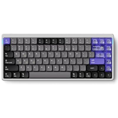 nuphy Air75 HE Teclado magnético personalizado con cable para juegos, RGB HotSwap, 84 teclas, 75% de diseño, accionamiento ajustable, teclado de perfil bajo, efecto Hall (interruptor magnético Jade nuphy Air75 HE Teclado magnético personalizado con cable para juegos, RGB HotSwap, 84 teclas, 75% de diseño, accionamiento ajustable, teclado de perfil bajo, efecto Hall (interruptor magnético Jade