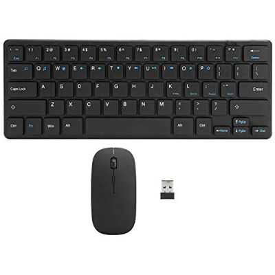 VBESTLIFE Juego de Teclado y Mouse, USB de 2.4G, Teclado y Mouse inalámbricos, Accesorios de computadora, sin Ruido, ergonómico VBESTLIFE Juego de Teclado y Mouse, USB de 2.4G, Teclado y Mouse inalámbricos, Accesorios de computadora, sin Ruido, ergonómico