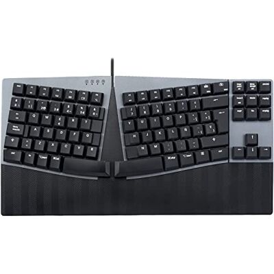 Perixx PERIBOARD-335RD Teclado ergonómico mecánico Compacto con Cable Tenkeyless Teclas Rojas Lineales de Perfil bajo- Red Linear Switches Macro programables Layout Español Perixx PERIBOARD-335RD Teclado ergonómico mecánico Compacto con Cable Tenkeyless Teclas Rojas Lineales de Perfil bajo- Red Linear Switches Macro programables Layout Español