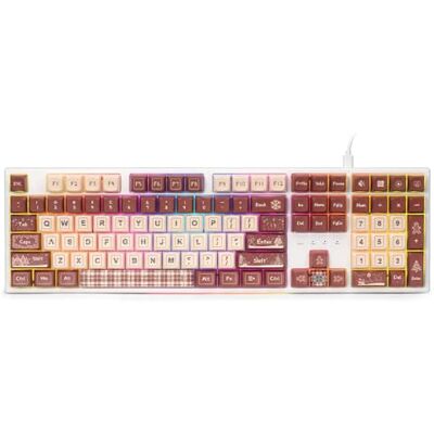 Redragon K668 RGB Teclado Gaming Cable 108 Teclas Diseño Navideño 4 Teclas Acceso Rápido Interruptores Hot Swap Espuma Amortiguadora Sonido Teclas Temáticas Redragon K668 RGB Teclado Gaming Cable 108 Teclas Diseño Navideño 4 Teclas Acceso Rápido Interruptores Hot Swap Espuma Amortiguadora Sonido Teclas Temáticas