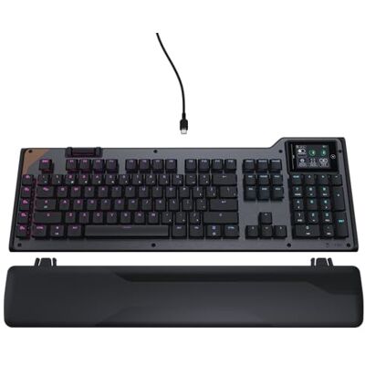 Turtle Beach Command Series KB5 Teclado mecánico para juegos de tamaño completo con pantalla táctil de 2.4 pulgadas, interruptores Titan de perfil bajo, sondeo 8K, iluminación RGB, teclas PBT de doble Turtle Beach Command Series KB5 Teclado mecánico para juegos de tamaño completo con pantalla táctil de 2.4 pulgadas, interruptores Titan de perfil bajo, sondeo 8K, iluminación RGB, teclas PBT de doble