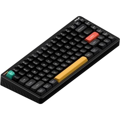 nuphy Halo V2 IO Teclado mecánico inalámbrico con teclas PBT, teclado para juegos personalizado intercambiable en caliente, marco de aleación de aluminio, retroiluminación RGB, estructura de junta nuphy Halo V2 IO Teclado mecánico inalámbrico con teclas PBT, teclado para juegos personalizado intercambiable en caliente, marco de aleación de aluminio, retroiluminación RGB, estructura de junta