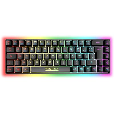 AKUMA – Teclado Gaming Shôn T03 65% 69 Teclas retroiluminadas – Membrana RGB programable AKUMA – Teclado Gaming Shôn T03 65% 69 Teclas retroiluminadas – Membrana RGB programable