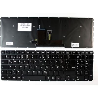 Power4Laptops Keyboards4Laptops Alemán Negro Brillante con retroiluminación Teclado de Repuesto para Ordenador portátil Compatible con Toshiba Satellite S55T-B5273NR Power4Laptops Keyboards4Laptops Alemán Negro Brillante con retroiluminación Teclado de Repuesto para Ordenador portátil Compatible con Toshiba Satellite S55T-B5273NR