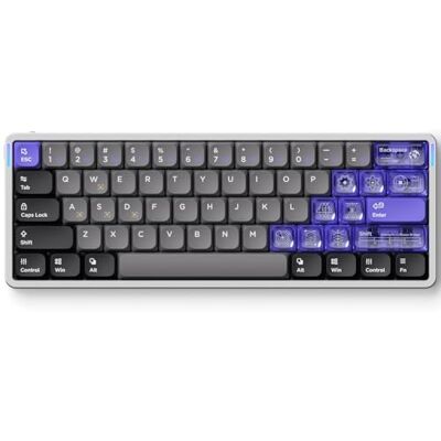nuphy Air60 HE Teclado Magnético, 60% QWERTY US Layout, Hot-Swap, RGB LED, QMK/Via, USB-C, Hall Effect, Rapid Trigger, Magnetic Jade Pro Switch nuphy Air60 HE Teclado Magnético, 60% QWERTY US Layout, Hot-Swap, RGB LED, QMK/Via, USB-C, Hall Effect, Rapid Trigger, Magnetic Jade Pro Switch