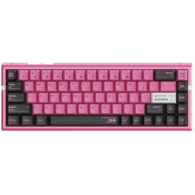 ATK Teclado para juegos RS6 Ultra 65% con efecto Hall con cable Disparador rápido, accionamiento ajustable, sondeo de 8 KHz, carcasa de aluminio, retroiluminación RGB, latencia de 0,08 ms ATK Teclado para juegos RS6 Ultra 65% con efecto Hall con cable Disparador rápido, accionamiento ajustable, sondeo de 8 KHz, carcasa de aluminio, retroiluminación RGB, latencia de 0,08 ms
