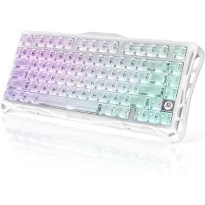 GravaStar Mercury K1 Lite Teclado Mecanico Gaming Inalambrico,CrystalAurora GravaStar Mercury K1 Lite Teclado Mecanico Gaming Inalambrico,CrystalAurora