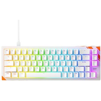 Xtrfy CHERRY K5 Pro TMR Compact Teclado para juegos con cable magnético, Interruptores MK CRYSTAL personalizables, Intercambio en caliente, disparador rápido, SnapKey, Silenciación de ruido, 8000 Hz Xtrfy CHERRY K5 Pro TMR Compact Teclado para juegos con cable magnético, Interruptores MK CRYSTAL personalizables, Intercambio en caliente, disparador rápido, SnapKey, Silenciación de ruido, 8000 Hz