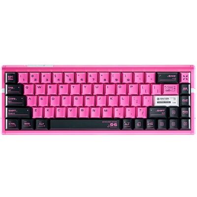 ATK Teclado para juegos RS6 Ultra+ 65% con cable efecto Hall Disparador rápido, accionamiento ajustable, sondeo de 8 KHz, carcasa de aluminio, retroiluminación RGB, latencia de 0,08 ms ATK Teclado para juegos RS6 Ultra+ 65% con cable efecto Hall Disparador rápido, accionamiento ajustable, sondeo de 8 KHz, carcasa de aluminio, retroiluminación RGB, latencia de 0,08 ms