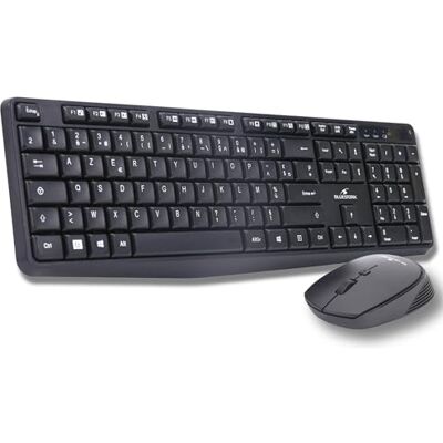 Bluestork – Pack Office V2 – Pack de Teclado inalámbrico silencioso, conexión 2.4 GHz, 12 accesos directos Multimedia y ratón 1600 dpi, Plug & Play, batería AA incluida – PC con Windows Bluestork – Pack Office V2 – Pack de Teclado inalámbrico silencioso, conexión 2.4 GHz, 12 accesos directos Multimedia y ratón 1600 dpi, Plug & Play, batería AA incluida – PC con Windows