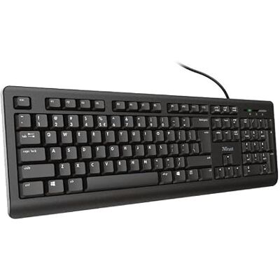 Trust primo tastiera usb qwerty italiano black Trust primo tastiera usb qwerty italiano black