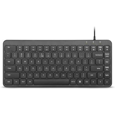 Perixx PERIBOARD-407 Mini Teclado Inglés (US QWERTY) USB Teclas Tipo Chiclet Color Piano Negro Perixx PERIBOARD-407 Mini Teclado Inglés (US QWERTY) USB Teclas Tipo Chiclet Color Piano Negro