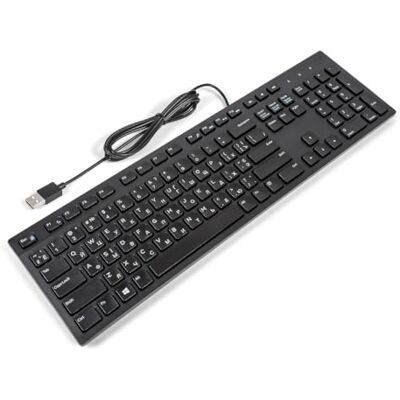 Dell KB216 Teclado Multimedia de Oficina Delgado Ucraniano Negro Dell KB216 Teclado Multimedia de Oficina Delgado Ucraniano Negro