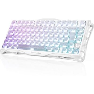 GravaStar Mercury K1 Lite Teclado mecánico gaming QWERTY Crystal Aurora GravaStar Mercury K1 Lite Teclado mecánico gaming QWERTY Crystal Aurora