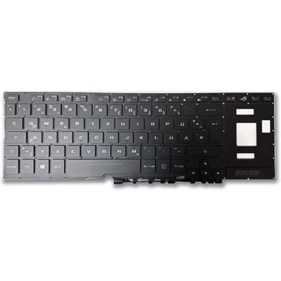 Bucom Teclado para Asus Rog GX501 GX501V GX501VI GX501VIK GX501VS GX501VSK con backlit alemán Bucom Teclado para Asus Rog GX501 GX501V GX501VI GX501VIK GX501VS GX501VSK con backlit alemán