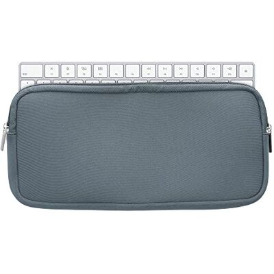 kwmobile Funda para Teclado Compatible con Apple Magic Keyboard Estuche de Neopreno con Cremallera Gris Azulado kwmobile Funda para Teclado Compatible con Apple Magic Keyboard Estuche de Neopreno con Cremallera Gris Azulado