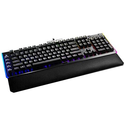 EVGA Teclado mecánico óptico Z20 RGB (Interruptor Lineal) para Juegos, diseño de EE. UU. 811-W1-20US-KR EVGA Teclado mecánico óptico Z20 RGB (Interruptor Lineal) para Juegos, diseño de EE. UU. 811-W1-20US-KR