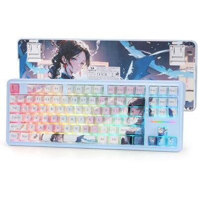 Redragon K728 Pro SE Teclado Gaming RGB Gasket 80% Inalámbrico 87 Teclas Redragon K728 Pro SE Teclado Gaming RGB Gasket 80% Inalámbrico 87 Teclas