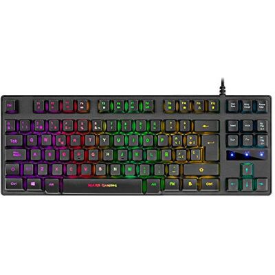 Mars Gaming MKTKL, teclado H-mecánico Negro RGB 8 efectos, antighosting, español Mars Gaming MKTKL, teclado H-mecánico Negro RGB 8 efectos, antighosting, español