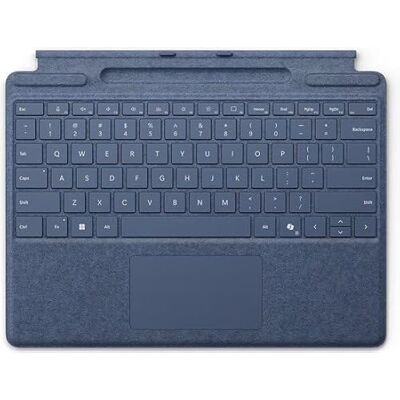 Microsoft Surface Pro Teclado con almacenamiento para bolígrafos (para Surface Pro 8, 9, X) (QWERTZ Alemán) Zafiro (Reacondicionado) Microsoft Surface Pro Teclado con almacenamiento para bolígrafos (para Surface Pro 8, 9, X) (QWERTZ Alemán) Zafiro (Reacondicionado)