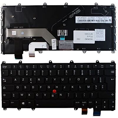 Power4Laptops Keyboards4Laptops Francés con Pointer Retroiluminada Negro Windows 8 Teclado para Ordenador portátil Compatible con Lenovo SN20H35126 Power4Laptops Keyboards4Laptops Francés con Pointer Retroiluminada Negro Windows 8 Teclado para Ordenador portátil Compatible con Lenovo SN20H35126