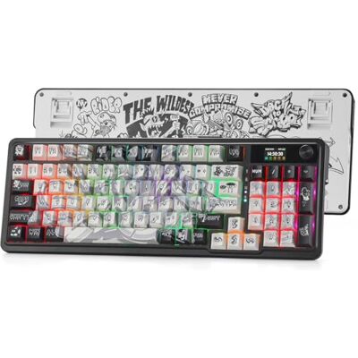 Redragon K719 Pro Teclado Gaming Inalámbrico Pantalla TFT Perilla 95 Teclas Redragon K719 Pro Teclado Gaming Inalámbrico Pantalla TFT Perilla 95 Teclas