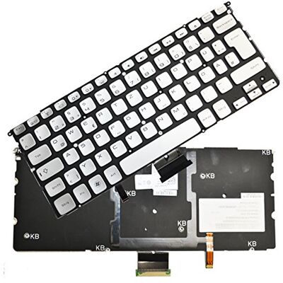 Bucom Teclado para Dell Studio XPS 14z L412z 15z L511z l512z con Backlight de Keyboard Plata Bucom Teclado para Dell Studio XPS 14z L412z 15z L511z l512z con Backlight de Keyboard Plata
