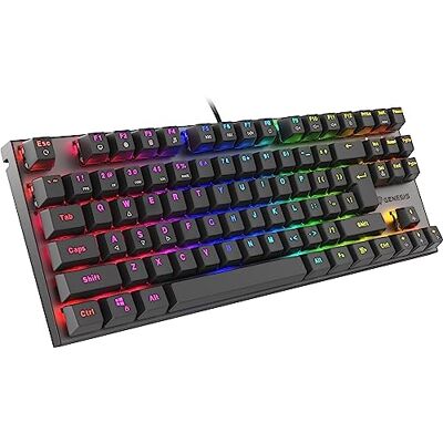 Genesis Thor 303 TKL US Iluminación RGB Mecánica Red Switch Hot Swap Genesis Thor 303 TKL US Iluminación RGB Mecánica Red Switch Hot Swap