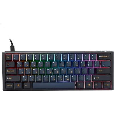 Ducky One 3 Pro Nazca Line Teclado Mecánico 60% RGB 8K Switch MX2A Red (ES) Switches Cherry MX2A Blue, polling rate 8K Hz, teclas PBT Triple Shot, hot-swap, RGB south-facing, USB-C desmontable Ducky One 3 Pro Nazca Line Teclado Mecánico 60% RGB 8K Switch MX2A Red (ES) Switches Cherry MX2A Blue, polling rate 8K Hz, teclas PBT Triple Shot, hot-swap, RGB south-facing, USB-C desmontable