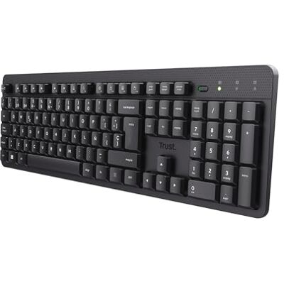 Trust ODY II Teclado Inalámbrico Silencioso QWERTY Español, Negro Trust ODY II Teclado Inalámbrico Silencioso QWERTY Español, Negro