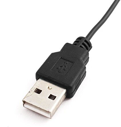 Ruilogod Ordenador portátil Computadora de Escritorio 3 botón USB óptico de Juego Ratones de Juego Ratón Negro